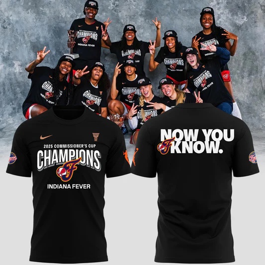 Indiana Fever 2025 WNBA Commissioner's Cup Champions T-Shirtss