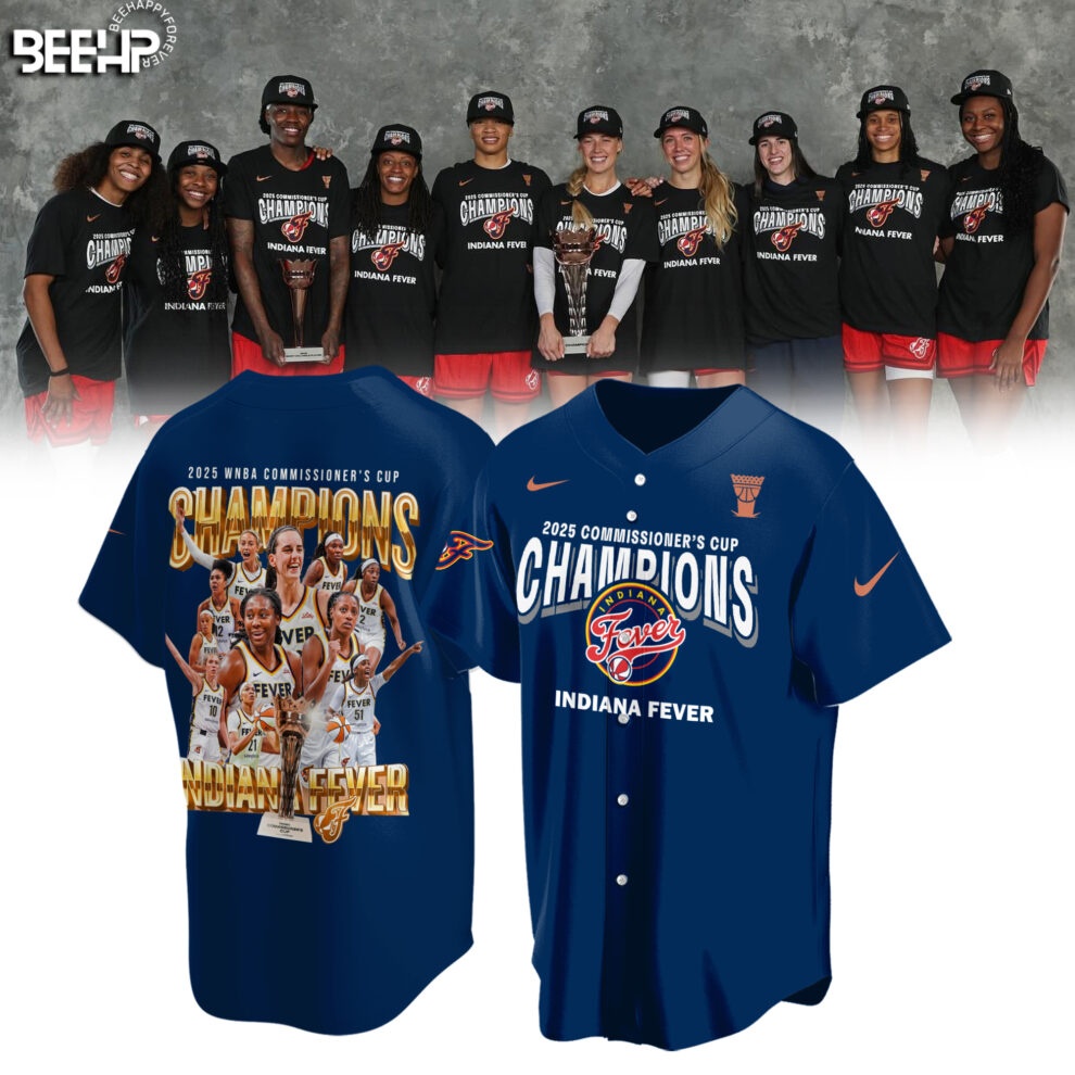Indiana Fever 2025 WNBA Commissioner’s Cup Champions Shirt NAvy