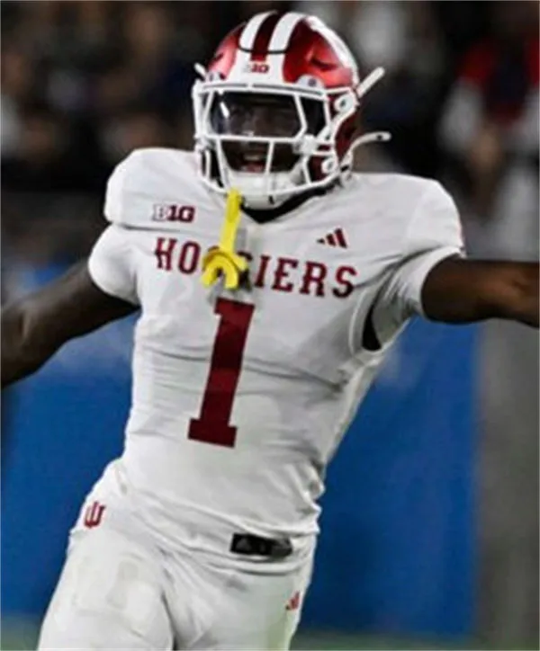 Indiana Hoosiers #1 AMARE FERRELL White Hoosiers College Football Jersey 