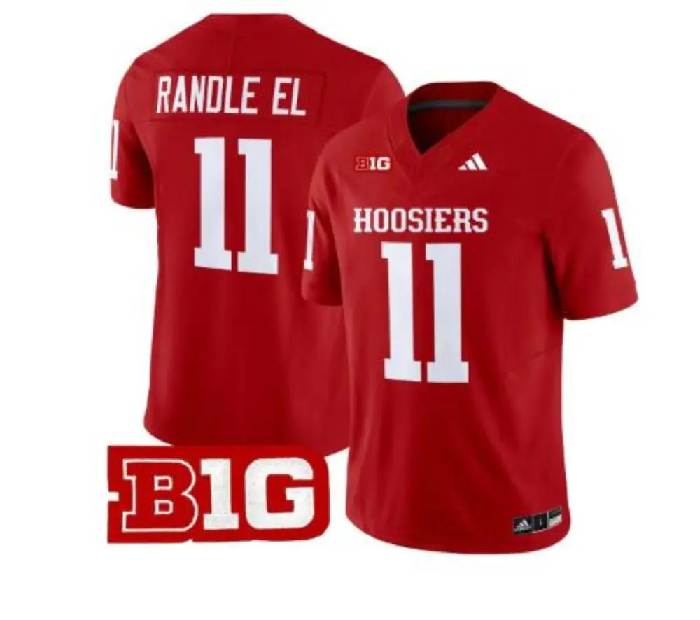 Indiana Hoosiers #11 Antwaan Randle El Crimson Hoosiers College Football Jersey 