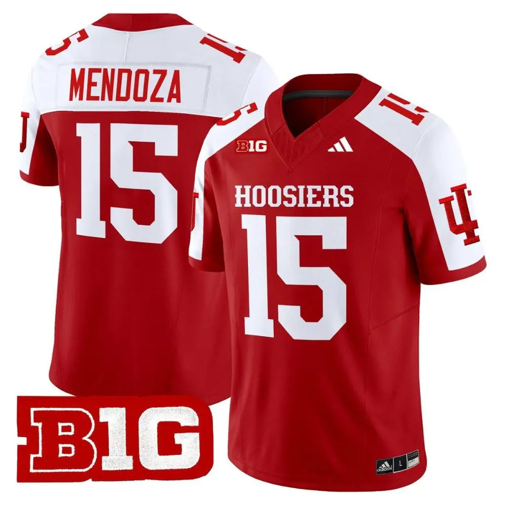 Indiana Hoosiers #15 Fernando Mendoza Crimson White Gratitude Limited Football Jersey 