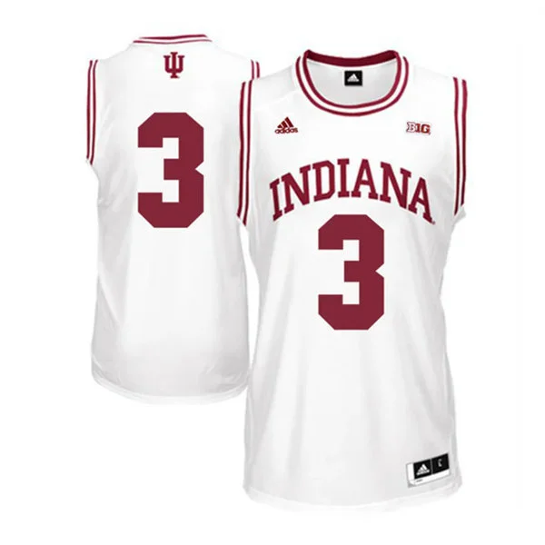 Indiana Hoosiers #3 OG Anunoby 2017 White Basketball Game Jersey 