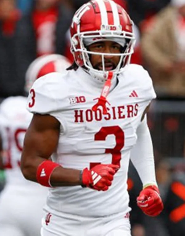 Indiana Hoosiers #3 Omar Cooper Jr. White Hoosiers College Football Jersey 