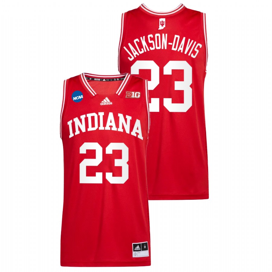Indiana Hoosiers Trayce Jackson-Davis 2022 NCAA March Madness Red Basketball Jersey Men