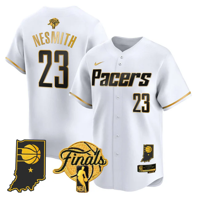 Indiana Pacers 2025 Finals Vapor Baseball Jersey #23 AARON NESMITH.webp