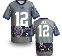 Indianapolis Colts #12 Andrew Luck Stitched NFL Elite Fanatical Version Jersey (6)