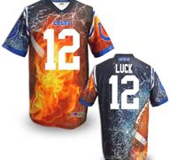 Indianapolis Colts #12 Andrew Luck Stitched NFL Elite Fanatical Version Jersey (9)
