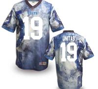 Indianapolis Colts #19 Johnny Unitas Stitched NFL Elite Fanatical Version Jersey (8)