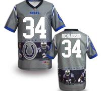 Indianapolis Colts #34 Trent Richardson Stitched NFL Elite Fanatical Version Jersey (6)