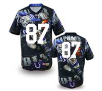 Indianapolis Colts #87 Reggie Wayne Stitched NFL Elite Fanatical Version Jersey (1)