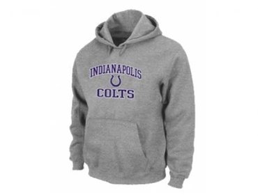 Indianapolis Colts Heart & Soul Pullover Hoodie Grey
