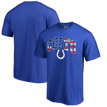Indianapolis Colts NFL Pro Line By Fanatics Branded Banner Wave T-Shirt Royal