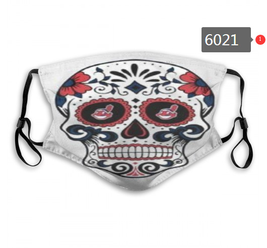 Indians Skull Mask with PM2.5 Filter Double Protection  (2)