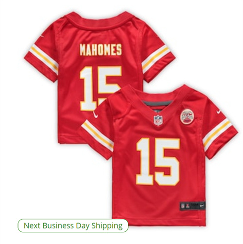 Infant Kansas City Chiefs Patrick Mahomes Nike Red Game Jersey