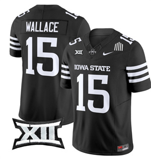 Iowa State Cyclones 2024 Vapor Limited Football  Jersey - All Stitched  #15 SENECA WALLACE