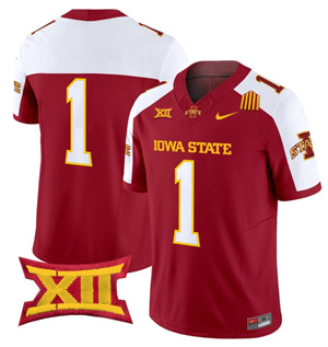 Iowa State Cyclones 2024 Vapor Limited Football  Jersey - All Stitched ALTERNATE #1 no name