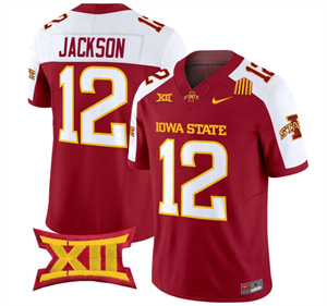 Iowa State Cyclones 2024 Vapor Limited Football  Jersey - All Stitched ALTERNATE #12 JAYLON JACKSON