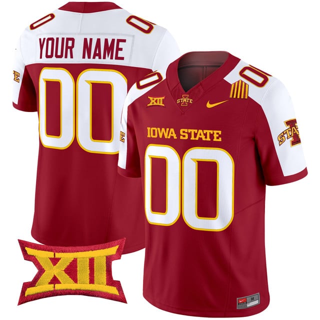 Iowa State Cyclones 2025 Vapor Limited Custom Jersey
