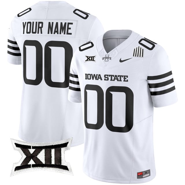 Iowa State Cyclones 2025 Vapor Limited Custom Jersey white limited