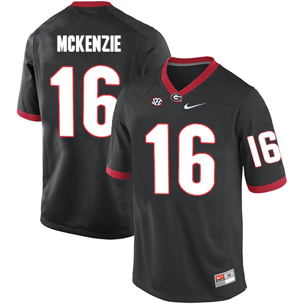 Isaiah McKenzie Georgia Bulldogs Men's Jersey - #16 NCAA Black Limited Home