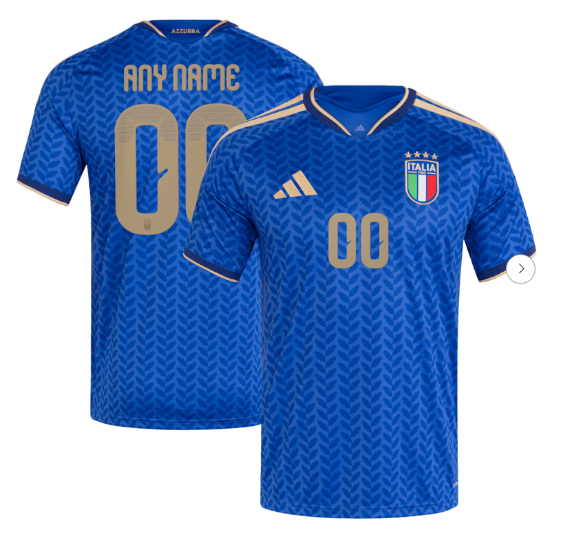 Italy National Team adidas FIFA x World Cup 2026 Home Replica Custom Jersey - Blue