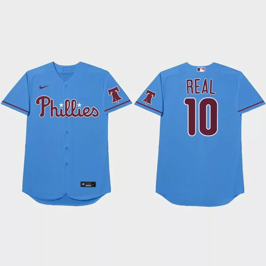 J.T. Realmuto 2021 Players’ Weekend Real Nickname Jersey – Blue