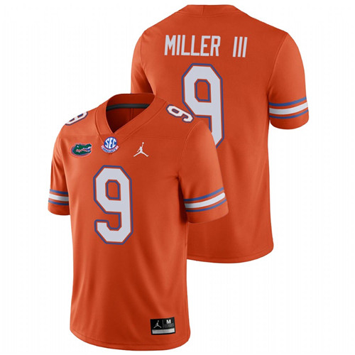 Jack Miller III Florida Gators Orange 2021-22 College Football Jersey