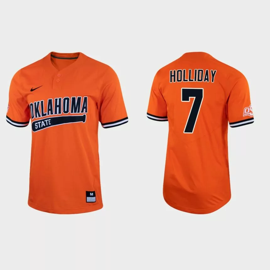 Jackson Holliday Oklahoma State Cowboys Replica College Baseball Jersey – Orange