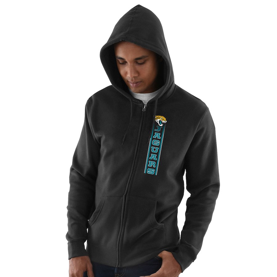Jacksonville Jaguars Hook And Ladder Full Zip Hoodie Black
