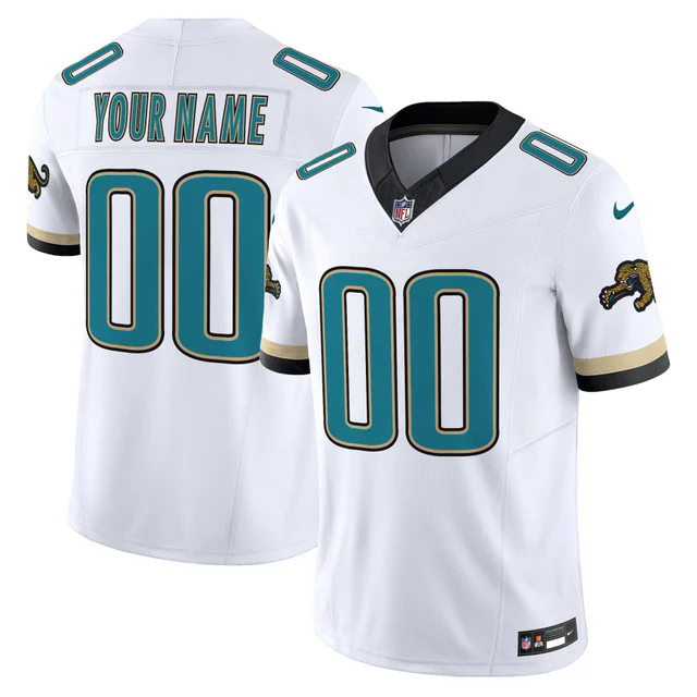 Jacksonville Jaguars Throwback Vapor Limited  WHITE Custom Jersey.webp (1)