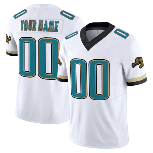 Jacksonville Jaguars Throwback Vapor Limited Custom Jersey - All Stitched White