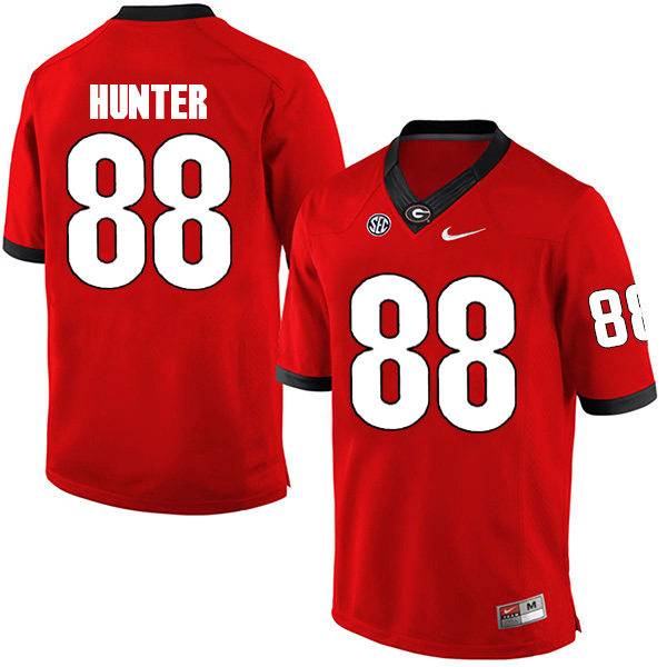 Jaden Hunter Georgia Bulldogs Men's Jersey - #88 NCAA Red Limited Home