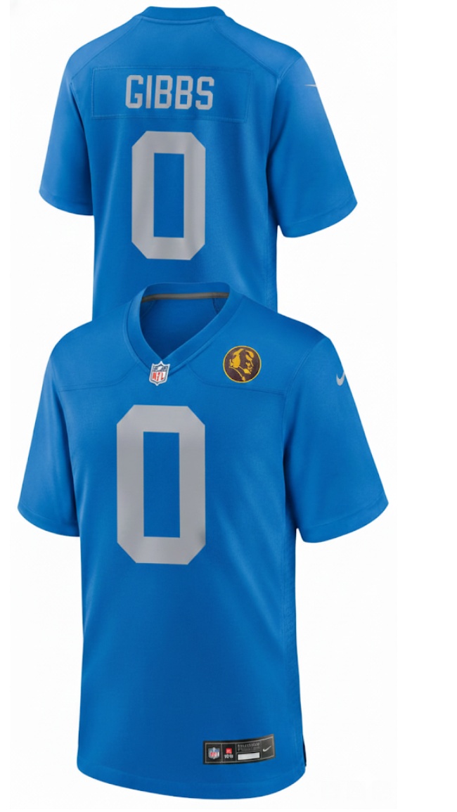 Jahmyr Gibbs Thanks jersey