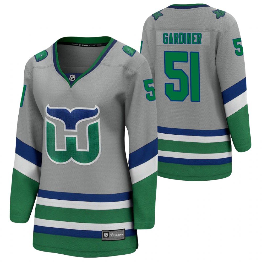 Jake Gardiner Carolina Hurricanes 2021 Special Edition Gray Women Jersey