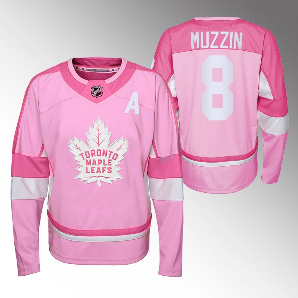 Jake Muzzin Maple Leafs Hockey Fights Cancer Jersey Pink