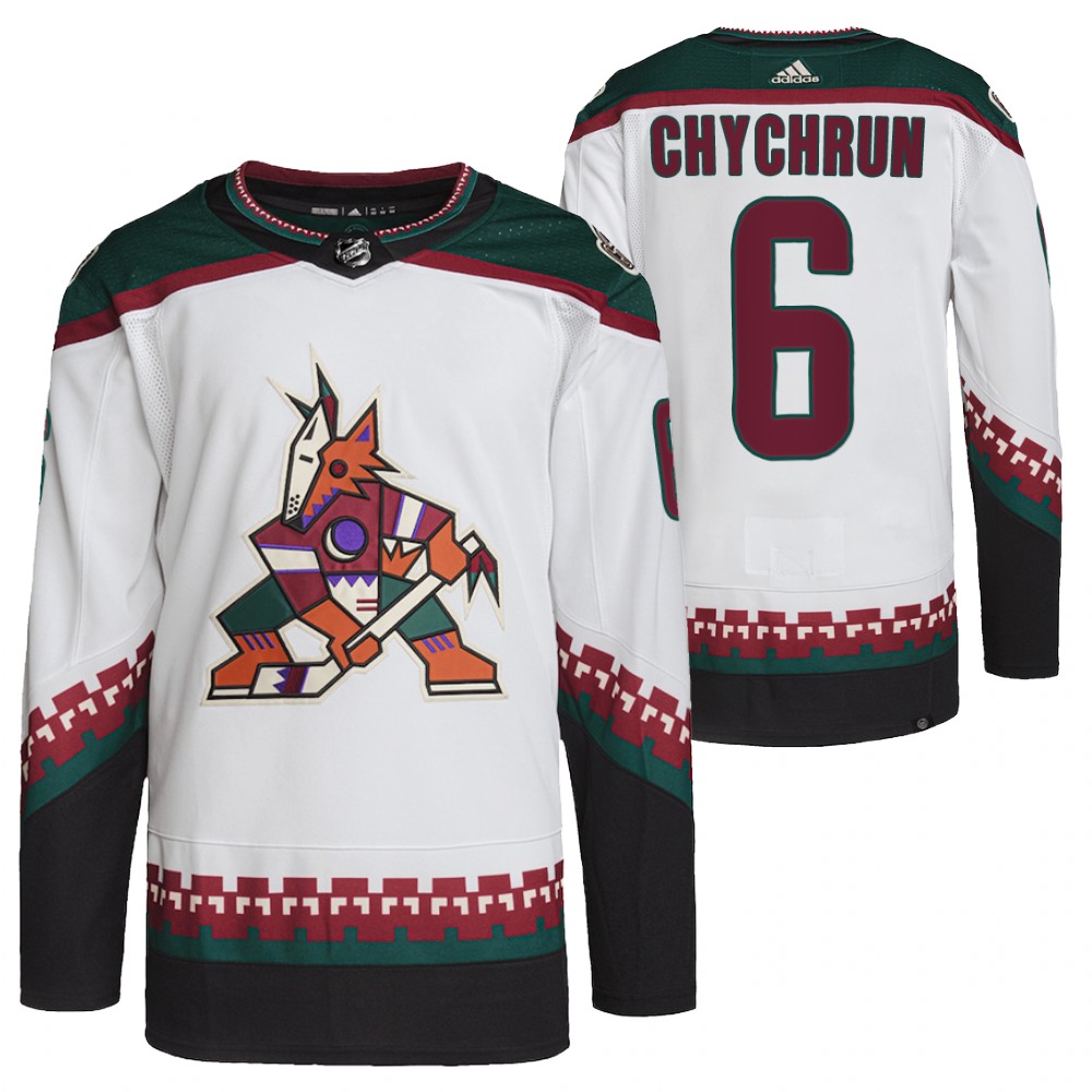 Jakob Chychrun Arizona Coyotes White Away Primegreen Authentic Pro Jersey