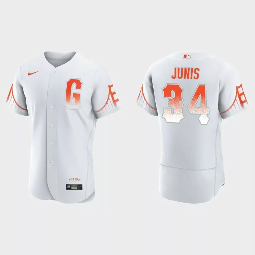 Jakob Junis San Francisco Giants 2021 City Connect Authentic Jersey – White