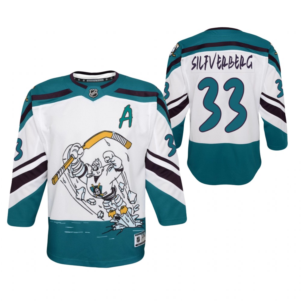 Jakob Silfverberg Anaheim Ducks Special Edition White Youth Jersey