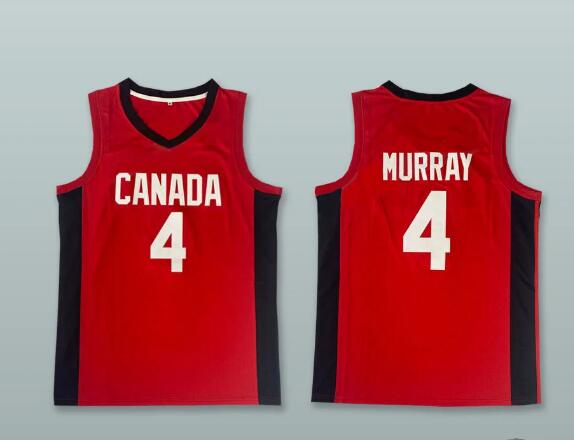 Jamal Murray 4 Team Canada Red Basketball Jersey