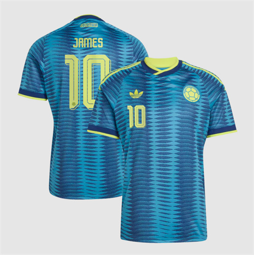 James Rodríguez Colombia National Team adidas 2026 Away Replica Jersey