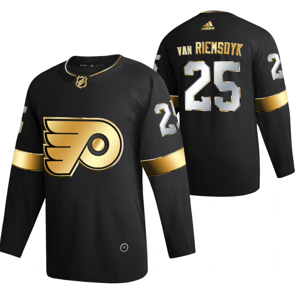 James van Riemsdyk Philadelphia Flyers Black 2021 Golden Edition Jersey Limited Authentic