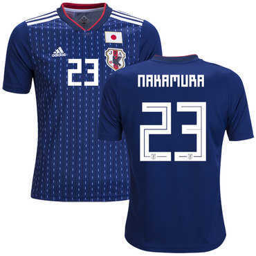 Japan #23 Nakamura Home Kid Soccer Country Jersey