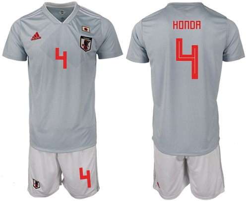 Japan #4 Honda Away Soccer Country Jersey