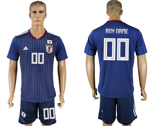 Japan Personalized Home Soccer Country Jersey