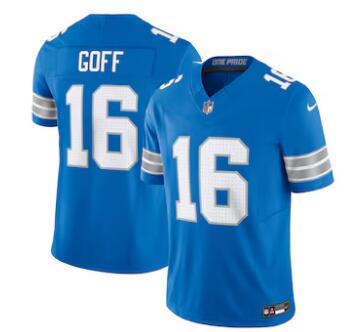 Jared Goff Detroit Lions Nike Vapor F.U.S.E. Limited Jersey - Blue