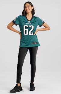 Jason Kelce Philadelphia Eagles Nike Women's Team Game Jersey - Midnight Green