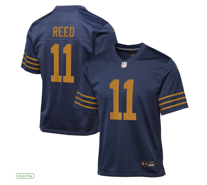 Jayden Reed Green Bay Packers Nike Youth The 1923 Classic Game Jersey - Navy