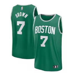 Jaylen Brown Boston Celtics Fanatics Fast Break Replica Player Jersey - Icon Edition - Kelly Green