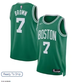 Jaylen Brown Boston Celtics Nike Unisex Swingman Jersey - Icon Edition - Kelly Green