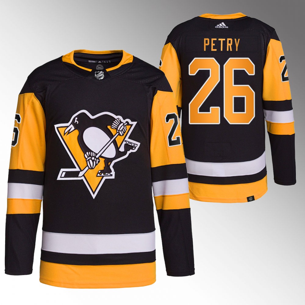 Jeff Petry 2022 Pittsburgh Penguins Black Primegreen Authentic Home Jersey